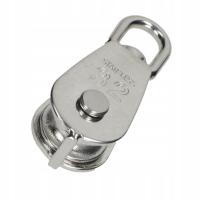 ШКИВ ИЗ НЕРЖАВЕЮЩЕЙ СТАЛИ С РОЛИКОМ 25 ММ БЛОК ВЕРЕВКА СЕРЕЖКА