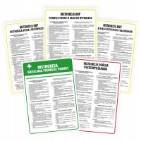 ZESTAW INSTRUKCJI INSTRUKCJA BHP MYCIA RĄK PRZECIWPOŻAROWA PIERWSZEJ POMOCY