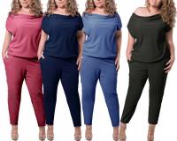 Wyszczupla - ELEGANCKI kombinezon NA WESELE 4XL