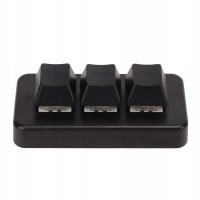 Niestandardowa klawiatura z pokrętem, 3-przyciskowa klawiatura, programowan