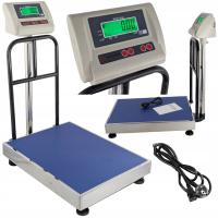 WAGA 300 KG / 20g 6V PLATFORMOWA 60x45 NIERDZEWKA ELEKTRONICZNA MAGAZYNOWA