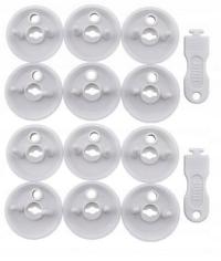 12x BLOKADA ZAŚLEPKI GNIAZDEK KONTAKTÓW UNIWERSALNE 12SZT