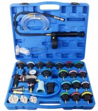 ZESTAW DO SPRAWDZANIA SZCZELNOŚCI UKŁADU CHŁODZENIA 28 EL. - Falon-Tech