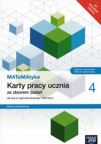 Matematyka 4 Karty pracy. Z. podst - Nowa Era 2022