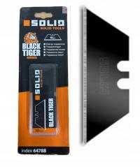 OSTRZA TRAPEZOWE DO NOŻA WYMIENNE CZARNE SOLID