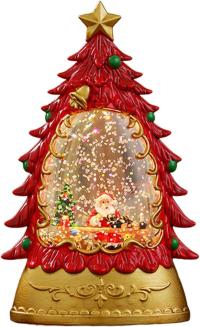 Świąteczna Świecąca Kula Śnieżna - Boże Narodzenie Urocza Śnieżka Dekoracyj