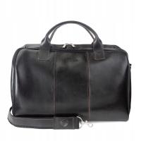 Кожаная мужская спортивная сумка для путешествий на выходные ORLOVSKY l01 коричневая бронза