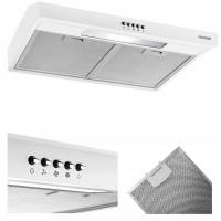 Белая кухонная вытяжка под шкафом 60cm Concept