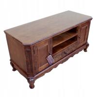 Nowa Klasyczna Stylowa Rzeźbiona Szafka RTV Szafka pod Telewizor