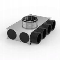 ROZDZIELACZ WENTYLACYJNY POWIETRZA FI123 360/190 REKUPERACJA ATMO BOX UNI