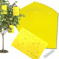 Желтые липкие доски для саженцев вишни липкие ловушки для насекомых 50шт