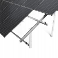 Konstrukcja naziemna do paneli fotowoltaicznych stół PV pion 20 paneli