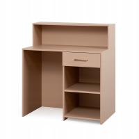 LADA SKLEPOWA BIURKO RECEPCJA BRETO NADSTAWKA CAPPUCCINO (U3053 PE) 100cm