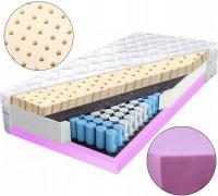 H2 H3 Materac 80x180 HR i Lateks antyalergiczny oddychający pianka 25cm