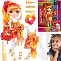 RAINBOW HIGH JUNIOR HIGH MODNA LALKA LAUREL DE'VIOUS ORANGE EDYCJA SPECJANA