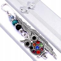 ZAKŁADKA DO KSIĄŻKI PREZENT NA MIKOŁAJKI ŚWIĘTA BOŻE NARODZENIE SOWA C