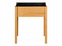 Podwyższona grządka warzywniak kwietnik skrzynka drewniana 40x80x90