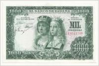 6.hy.Hiszpania, 1 000 Peset 1957. P.149.a,St.1/1-