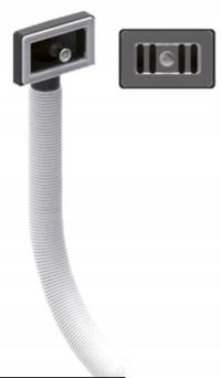 Прямоугольный перелив 6,2 x 3,9 см заглушка для кухонной раковины хром с винтовой трубкой