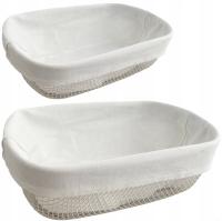 Koszyk Koszyczek na Pieczywo Chleb Bułki Stół do Podawania Druciany Owalny