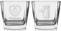 Набор из 2 стаканов гравер Scania