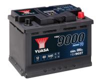 Akumulator Yuasa YBX 9027 AGM 12V 60Ah 640A P+