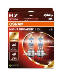 Лампы Osram NightBreaker Laser 220% H7 55 Вт 2 шт.