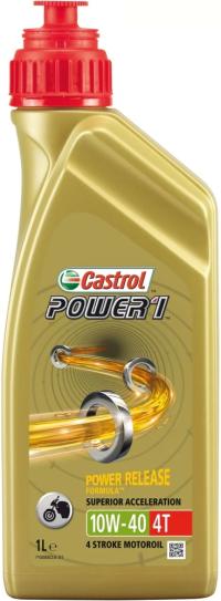 Моторное масло CASTROL POWER 1 RACING 4T для моторов 10W-40 1L
