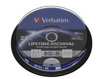 Диски Blu-ray Verbatim BD-R 25 ГБ 10 шт.