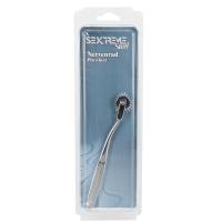 Fetish Collection Srebrny Pin Wheel metalowy 17 cm stalowy uchwyt