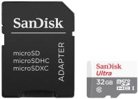 Karta SanDisk Ultra SDSQUNR-032G-GN3MA microSDHC 32 GB Class 10 + adapter