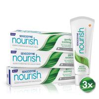 Sensodyne Nourish Gently Soothing bioaktywna pasta do zębów z fluorem 3x75