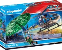 PLAYMOBIL ŚMIGŁOWIEC UCIECZKA ZE SPADOCHRONEM 70569 CITY ACTION