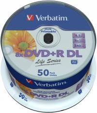 Płyta DVD Verbatim DVD+R 8,5 GB 50 szt.