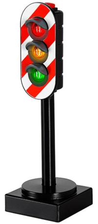 sygnalizacja świetlna semafor - rozbudowa - kolejka drweniana Brio 33743
