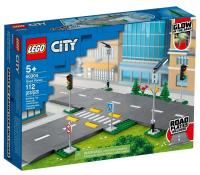 LEGO 60304 Płytki Ulice Płyty drogowe Znaki Ulica Skrzyżowanie