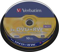 Płyta DVD Verbatim DVD+RW 4,7 GB 10 szt.