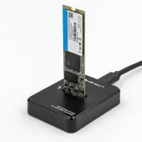 2× Qoltec stacja dokująca dysków SSD M.2 SATA/PCIe | NGFF/NVMe | USB 3.1
