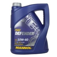 Моторное масло полусинтетическое Mannol Defender 10W-40 5L