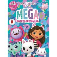 Koci domek Gabi mega kotkolorowanka 128 stron zabawy