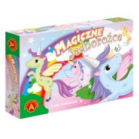 MAGICZNE JEDNOROŻCE 2 GRY PLANSZOWE RODZINNE MAGIC UNICORN 5+