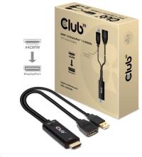 Adapter video Club 3D CAC-1331 25 cm HDMI do DisplayPort 1.2 4K 60 hz