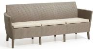 KETER SOFA TRZYOSOBOWA SALEMO - CAPPUCCINO
