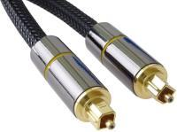 PremiumCord Optyczny kabel audio Toslink, OD:7mm, pozłacana konstrukcja + n