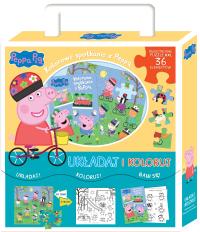 Peppa Pig. Układaj i koloruj Praca zbiorowa
