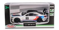 SAMOCHÓD AUTO MSZ 1:44 BMW M6 GT3 WYŚCIGOWE