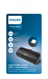 Powerbank Philips 2500 mAh czarny