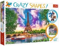 Puzzle 600 Crazy Shapes Niebo nad Paryżem