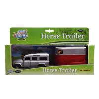 Land Rover z przyczepą do transp. koni w pud. HIPO Hipo