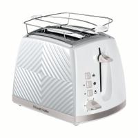 2× Toster Russell Hobbs Groove White 26391-56 biały 850 W